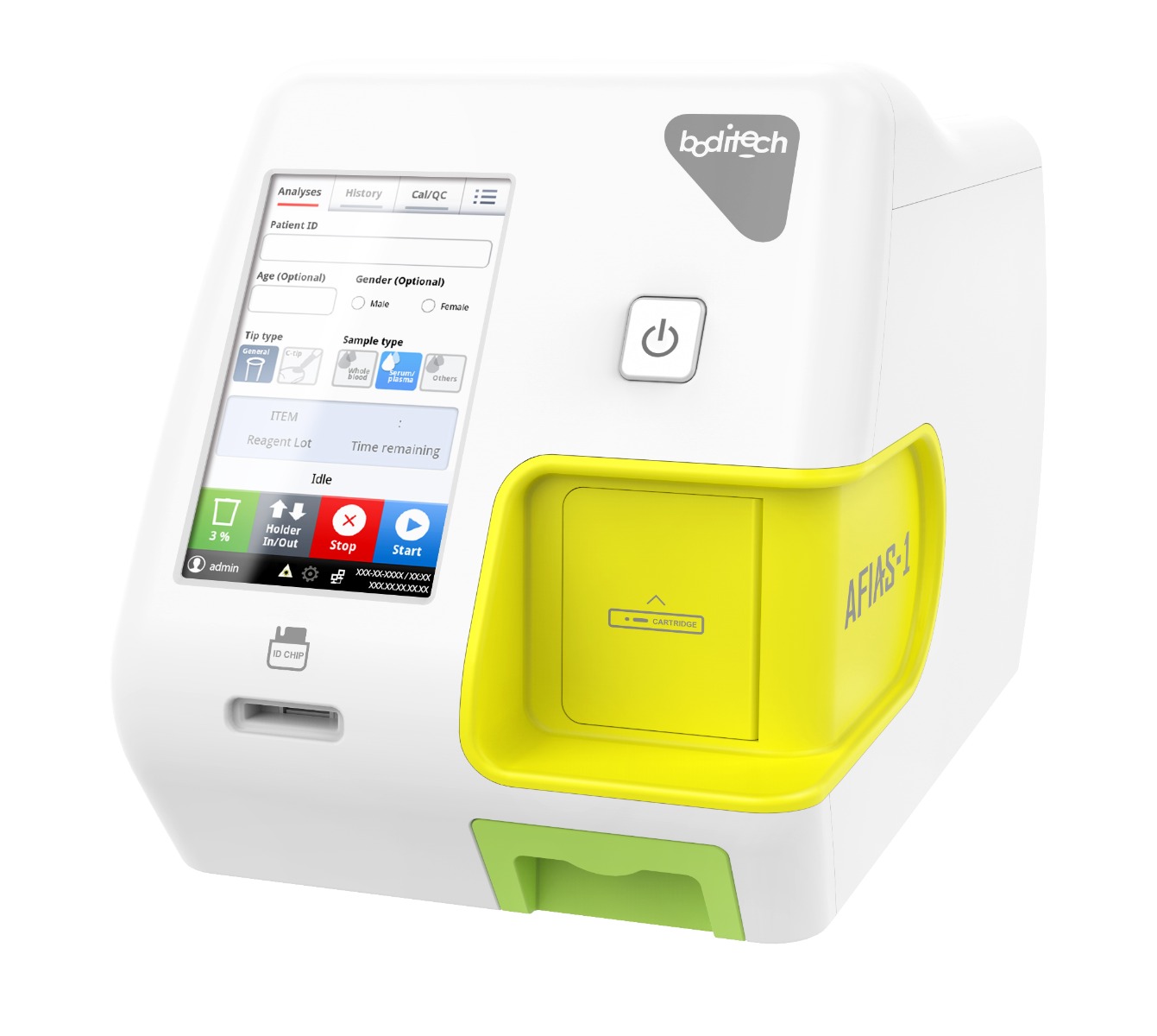 The Afias-1 is A compact immunoassay analyser with the all-in-one cartridge system