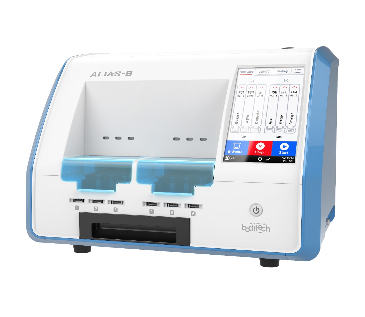 Afias-6 is an advanced immunoassay analyser for multiple testing with all-in-one cartridge system