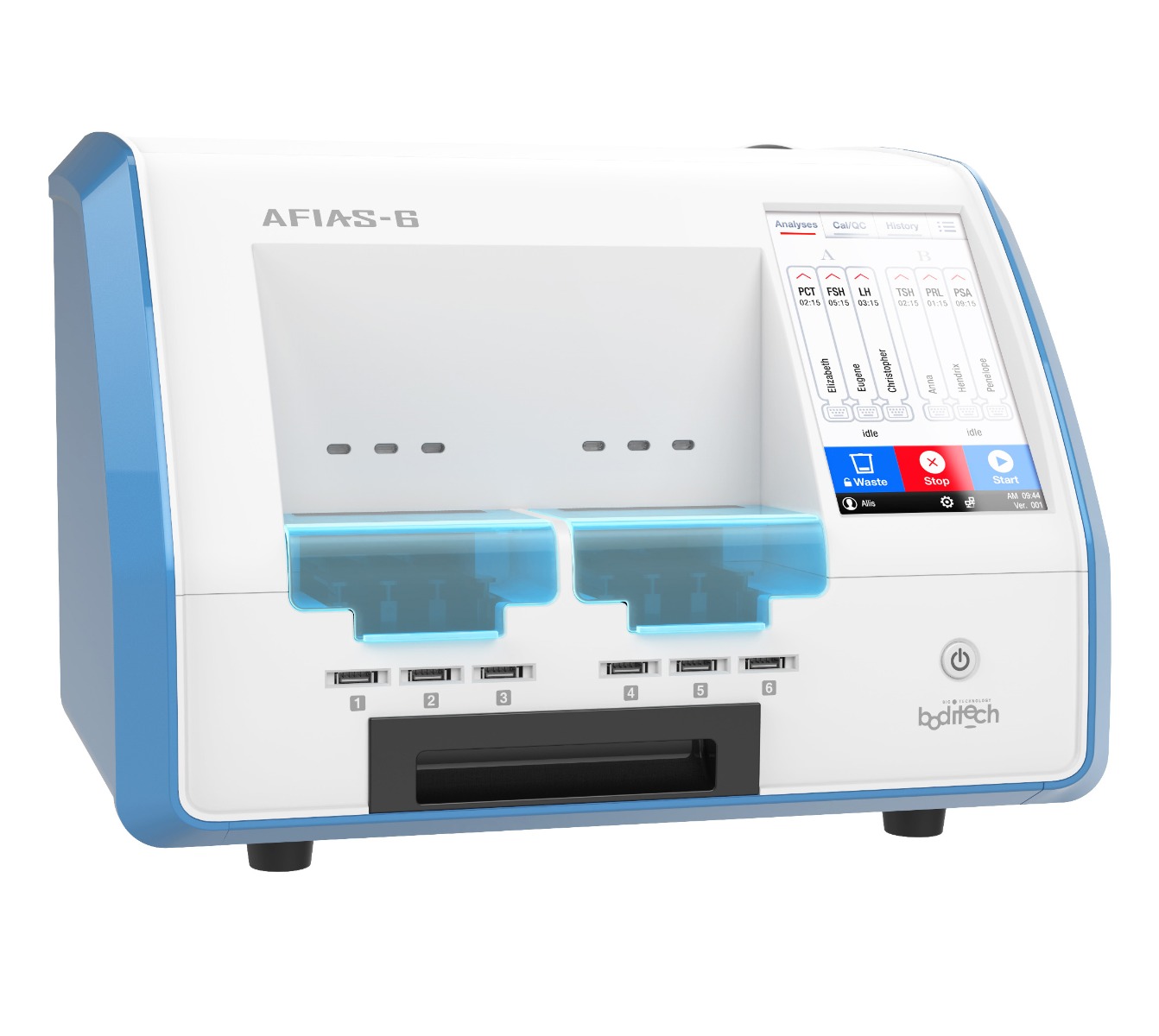 Afias-6 is an advanced immunoassay analyser for multiple testing with all-in-one cartridge system